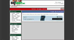 Desktop Screenshot of buysport.net